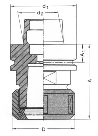 HSK-F 63 / HSK-E 63 TOOL HOLDERS - Series 6375