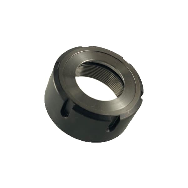 Standard and ball bearing collet nuts for ER32 ER40 RDO35 SYOZ25 CNC tool holders showing precision clamping mechanism