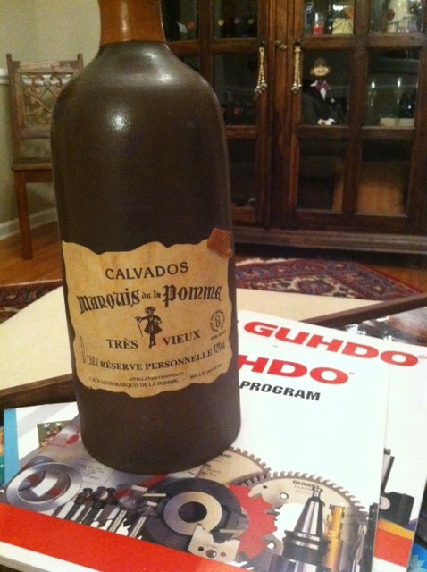 Celebrating 100 years since the birth of Herbert Doerken, Co-founder of GUHDO USA with a bottle of Calvados, a rare, smooth apple Cognac from the Normandy region in France!