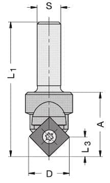 Insert Engraving Bits (Replaceable Tip) For Use On CNC Machines - Image 4