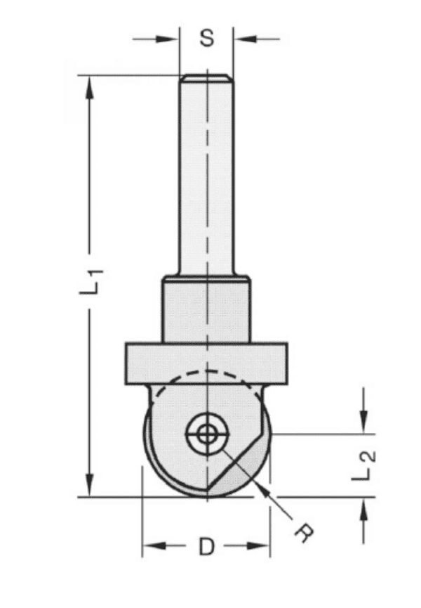 Insert Style Cove and Fluting Insert Bit For CNC - Image 2