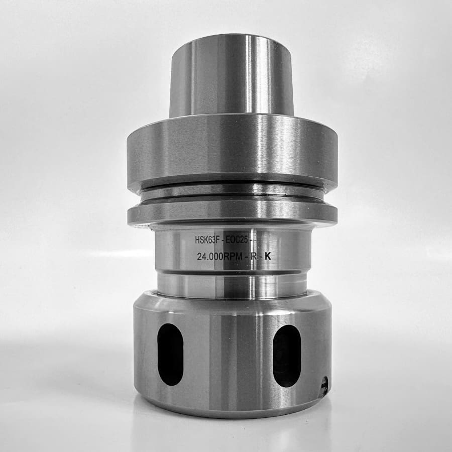HSK F63 Stainless Steel Tool Holder For Use With Coolant - Image 2