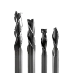 GDP Tooling carbide end mills - roughing cutters, serrated end mills, and precision twist drills for CFRP composite materials, woodworking, and CNC machining applications